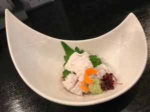 鱧の湯引き